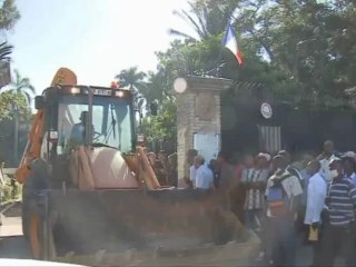 Haïti : opération de déblaiement