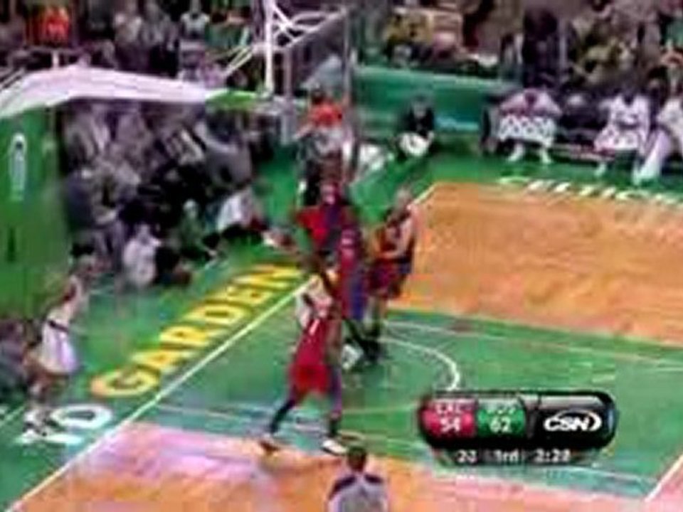 Rasual Butler throws down the two-handed dunk on the break.