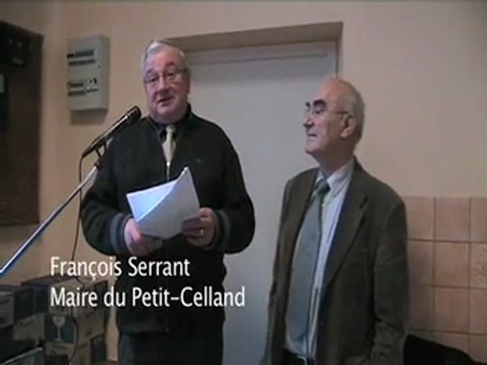 LES VOEUX DU MAIRE DU PETIT CELLAND