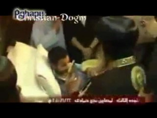 Visite du Pape Shenouda III aux victimes de Nag Hammadi