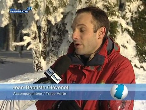 Randonnée en Raquettes au Champ du Feu, dans les Vosges