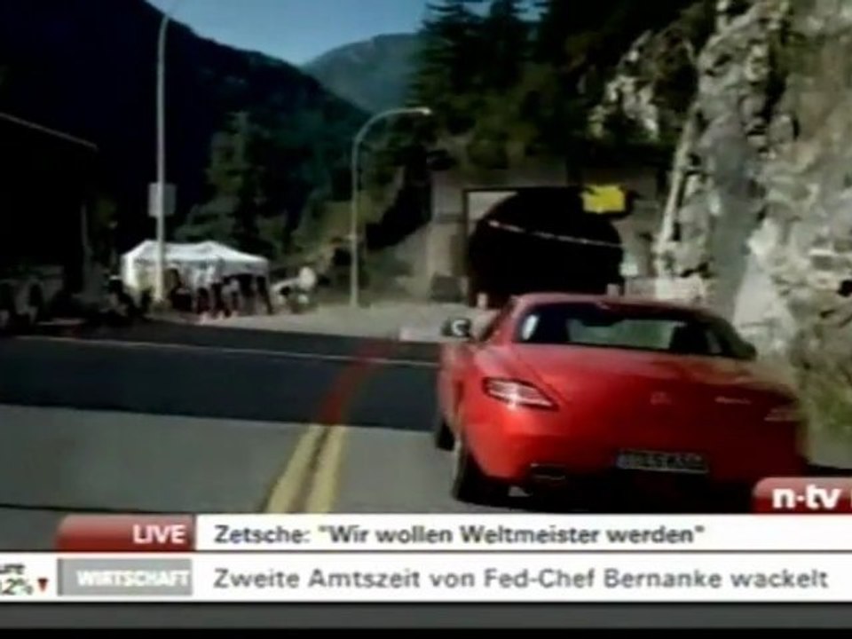 Schumacher in Mercedes SLS