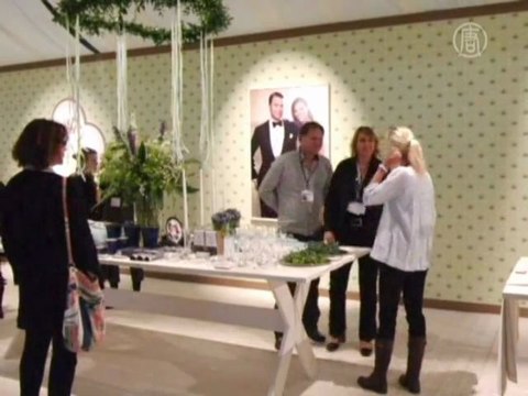 Принцесса выберет посуду для свадьбы на выставке