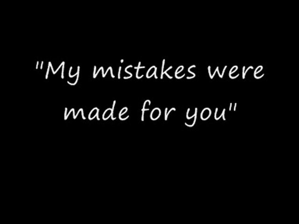 My mistakes were made for you(The last shadow puppets cover)