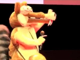 utopiales - scrat , l'age de glasse cosplay