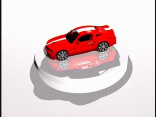 Modélisation 3D d'une Ford Mustang Shelby GT 500
