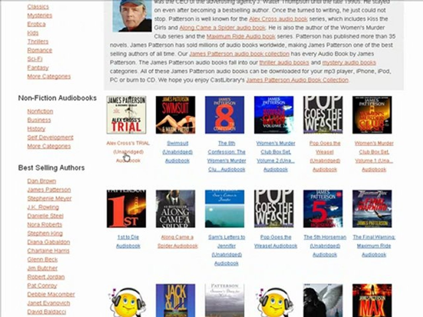 ⁣James Patterson Audiobooks Collection