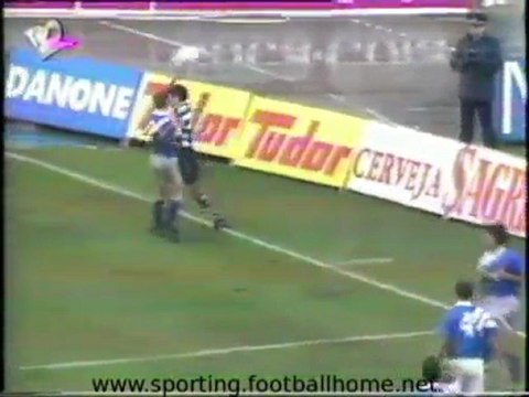 Sporting - 3 Belenenses - 0 de 1992/1993