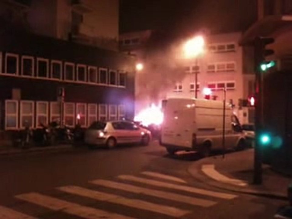 Explosion Voiture 75014