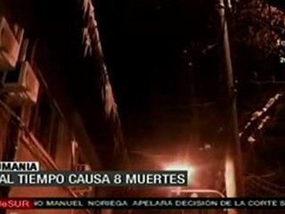 Al menos 8 muertos por frío en Rumania