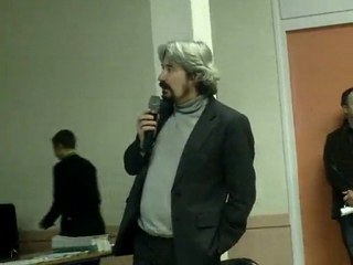 A. Retiere au Forum Europe Ecologie Bretagne à Lorient