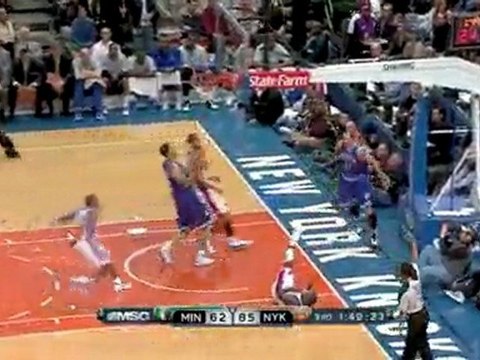 Nate Robinson hits an incredible shot while being fouled on