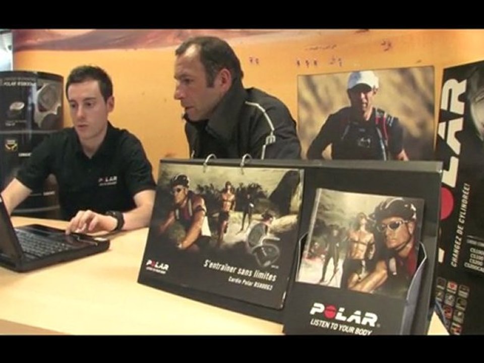 Un homme dans la course... l'équipement high tech