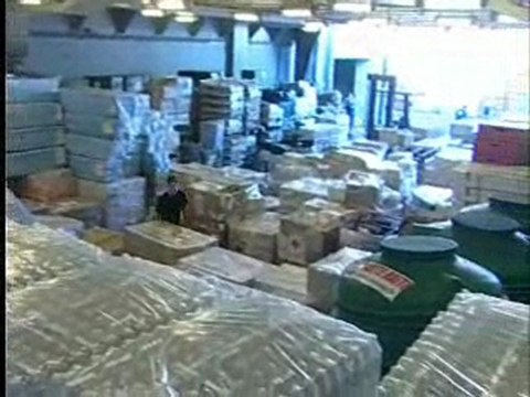 Haïti : opérations de déchargement