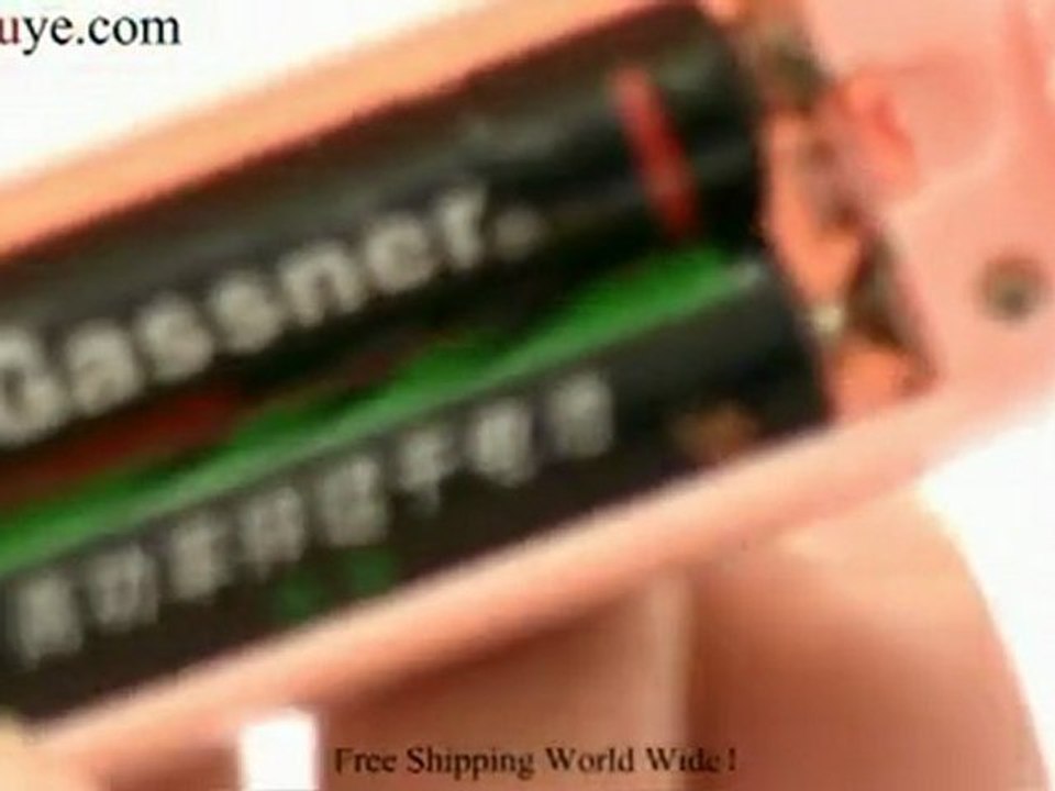 Cute Mini Cartoon Pig Pen Flashing Fan