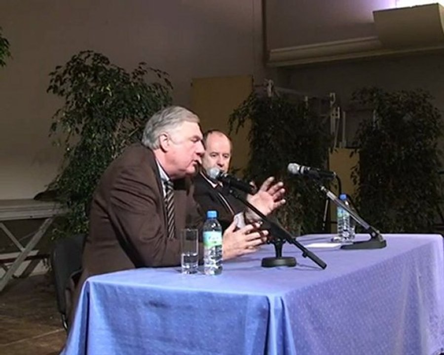 Conférence Alex Türk président de la CNIL