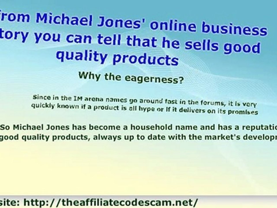 The Affiliate Code Scam  Want To Know More?