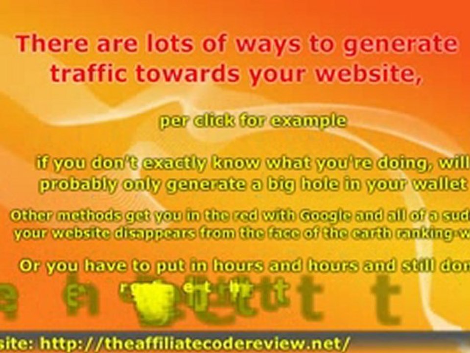 The Affiliate Code Review  How To Get Lots And Lots Of Free