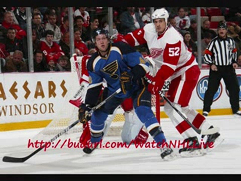 DETROIT Redwings Vs ST LOUIS Blues LIVE NHL Game ...