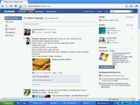 videoanlatimlar.tr.gg facebook sayfası acmak