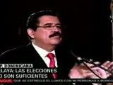 Crisis de Honduras requiere más que elecciones: Zelaya