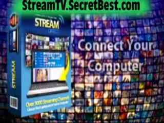 Relax watching TV direct on your PC