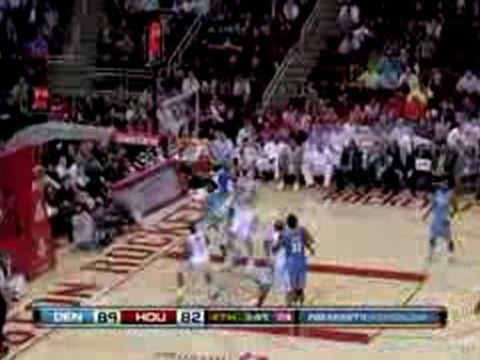 Kenyon Martin goes up for the rebound and the dunk.
