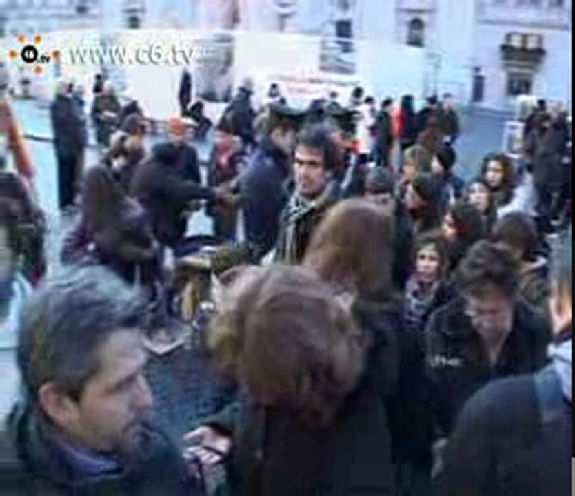 Cobas scuola in presidio al Senato