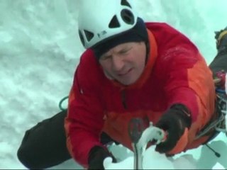 Cascade de glace avec le nouveau président CD Savoie