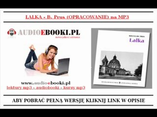 LALKA - B.Prus - OPRACOWANIE LEKTURY na MP3 (Audiobook)
