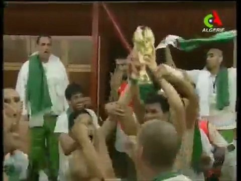 Alger vue du ciel sur le parcours du bus des fennecs