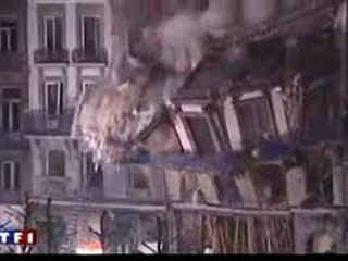L’effondrement d’un immeuble en Belgique