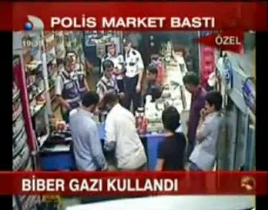 Polis dehşeti kamerada