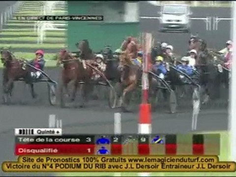 vidéo Quinté Vincennes 28 janvier 2010 PRIX DE LA THIERACHE