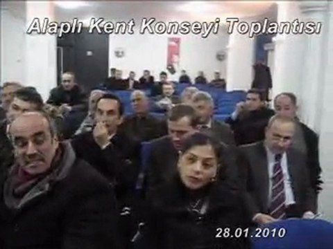Alaplı kent konseyi Toplantısı