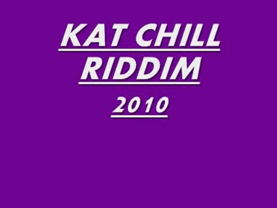 ARTISAN GROOVER- Kat Chill riddim