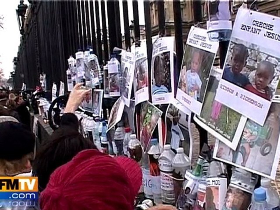 Haïti : manifestation des parents adoptants