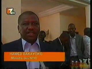 HAMED BAKAYOKO FACE A LA PRESSE NATIONALE