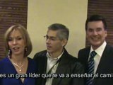 Presidentes de Isagenix Jim y Kathy Coover con Roberto Pérez