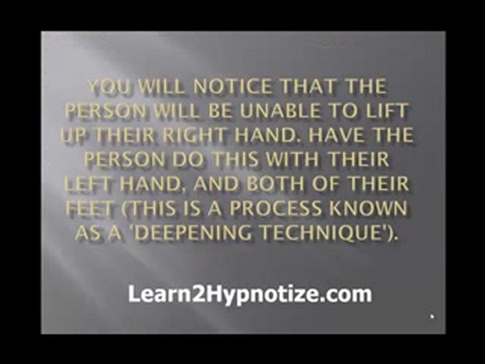 How To Hypnotize Someone, Anyone, People