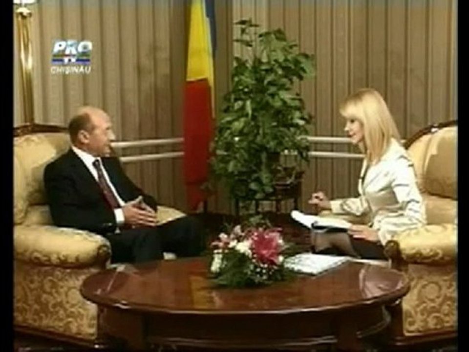Interviu acordat de Traian Basescu in Rep Moldova - PART 3/3