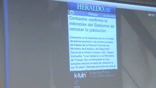 Presentación de la App Heraldo.es en  K-tuin Zaragoza