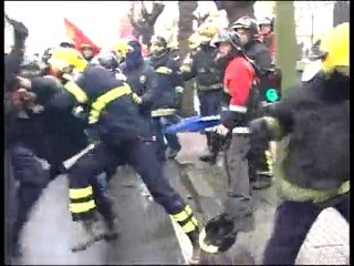 Manifestación Bomberos A Coruña