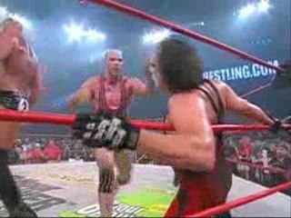 No Surrender 2009 Sting vs Kurt Angle vs AJ Styles vs Morgan