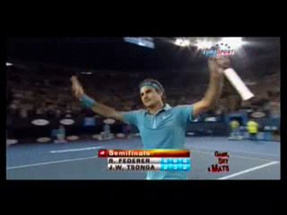 TENNIS Australian Open - TSONGA vs FEDERER
