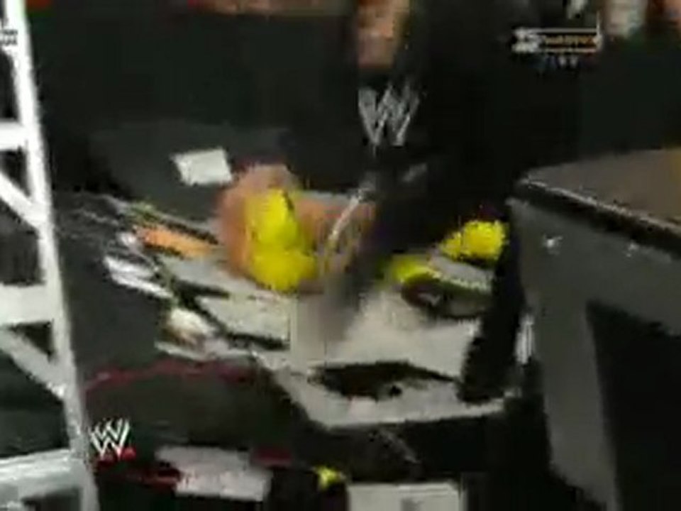 Jeff Hardy Jumps Off The Ladder (SS 09)