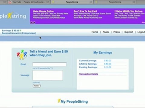 PeopleString intro, Get paid, Make money (People String)