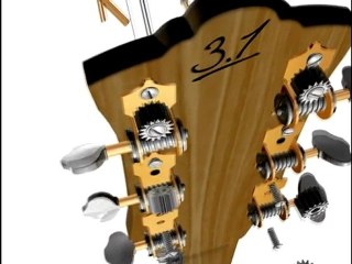 Animation 3D guitare 3.1 Projet Aries 2009