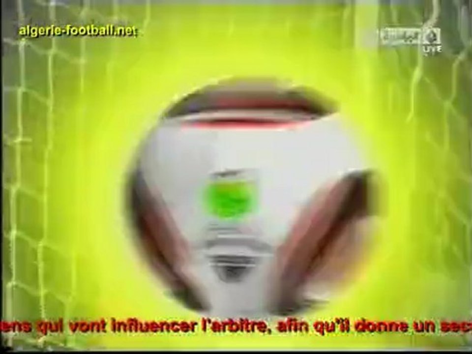 ALGERIE EGYPTE CAN 2010 ARBITRE VENDU COFFI CODJIA