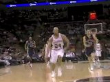 George Hill steals the ball from Rudy Gay and finds Richard